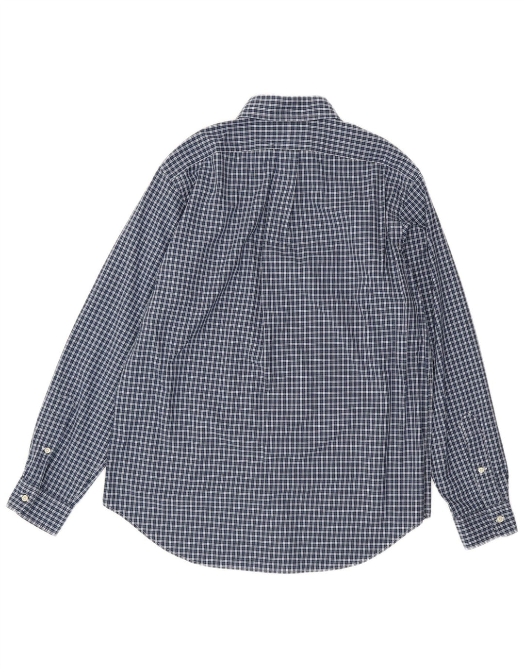 Ralph Lauren Herre Classic Fit skjorte Medium marineblå ternet bomuld
