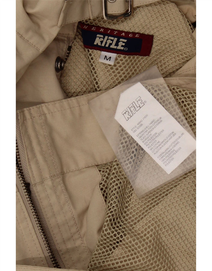 Rifle Heritage Utility Jacket UK 38 Medium Beige Polyester