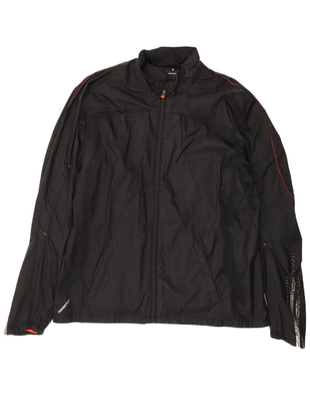 Adidas Herre Climacool Regnjakke UK 42 XL Sort Polyester