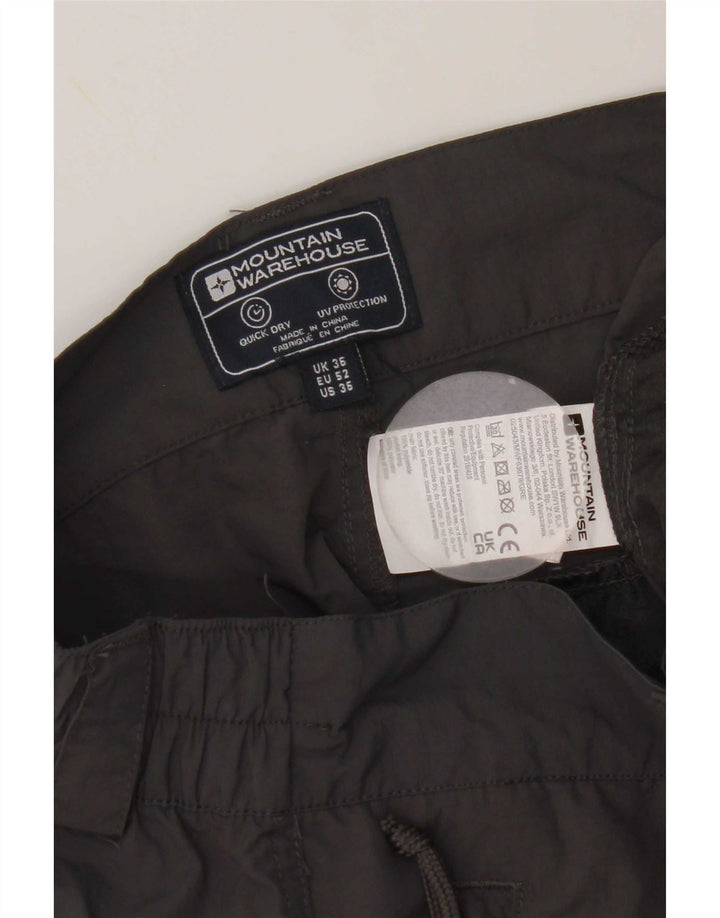 Mountain Warehouse Herre Cargo Shorts W36 Large Grå Nylon