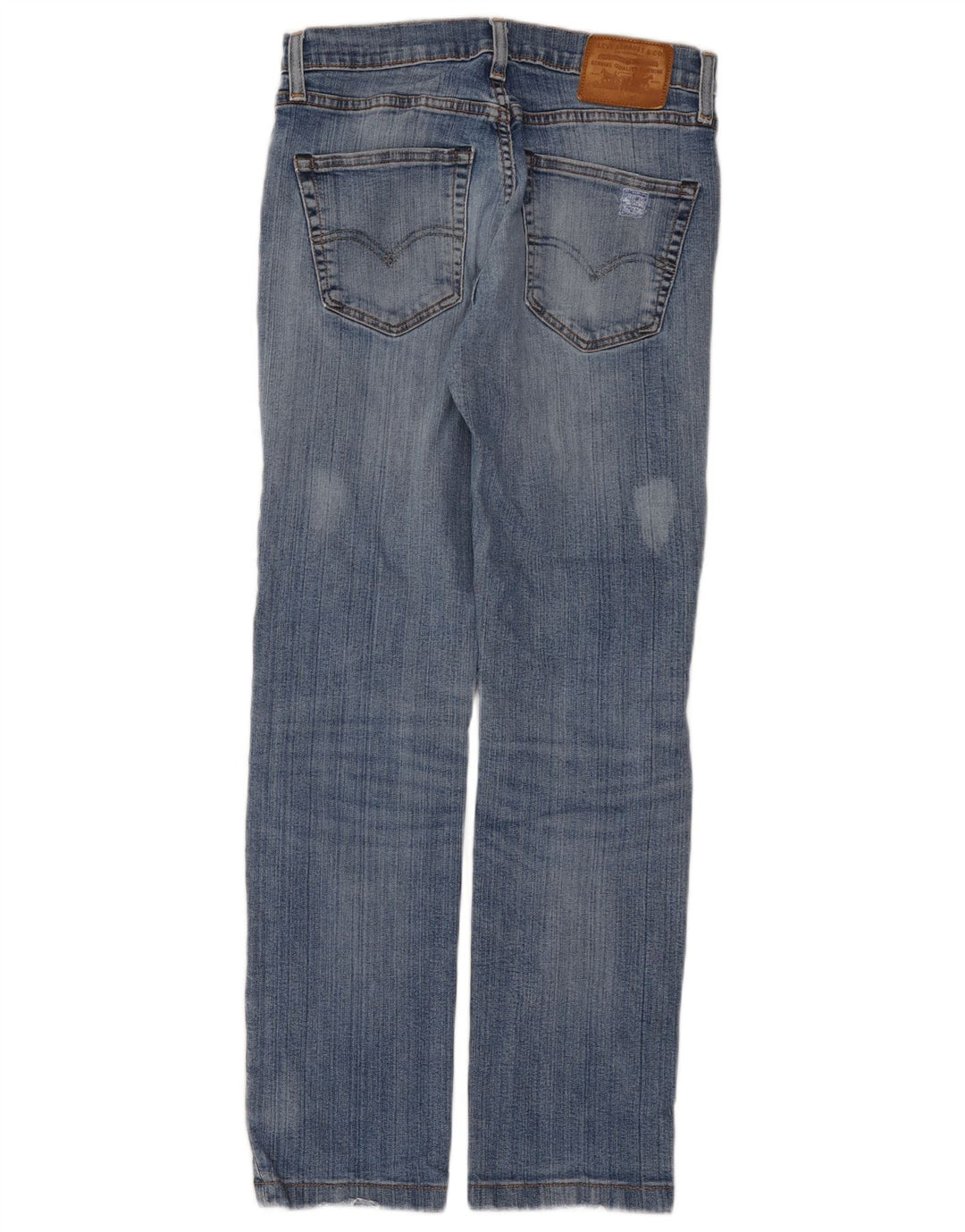 Levi's Men Distressed Slim Jeans W31 L29 Blå Bomuld