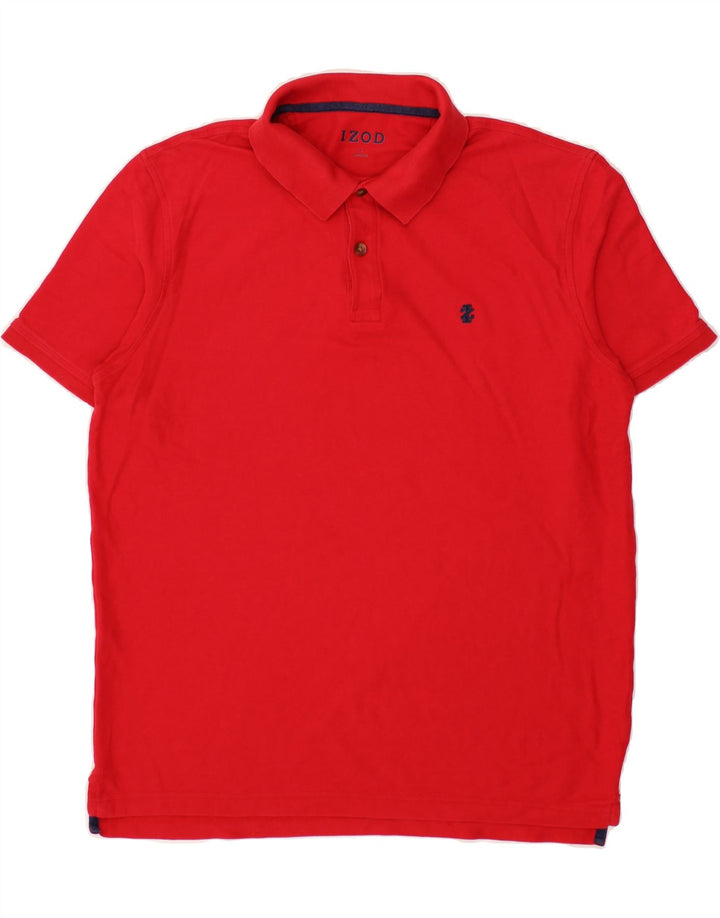 IZOD Mens Polo Shirt Large Red Cotton Vintage Izod and Second-Hand Izod from Messina Hembry 