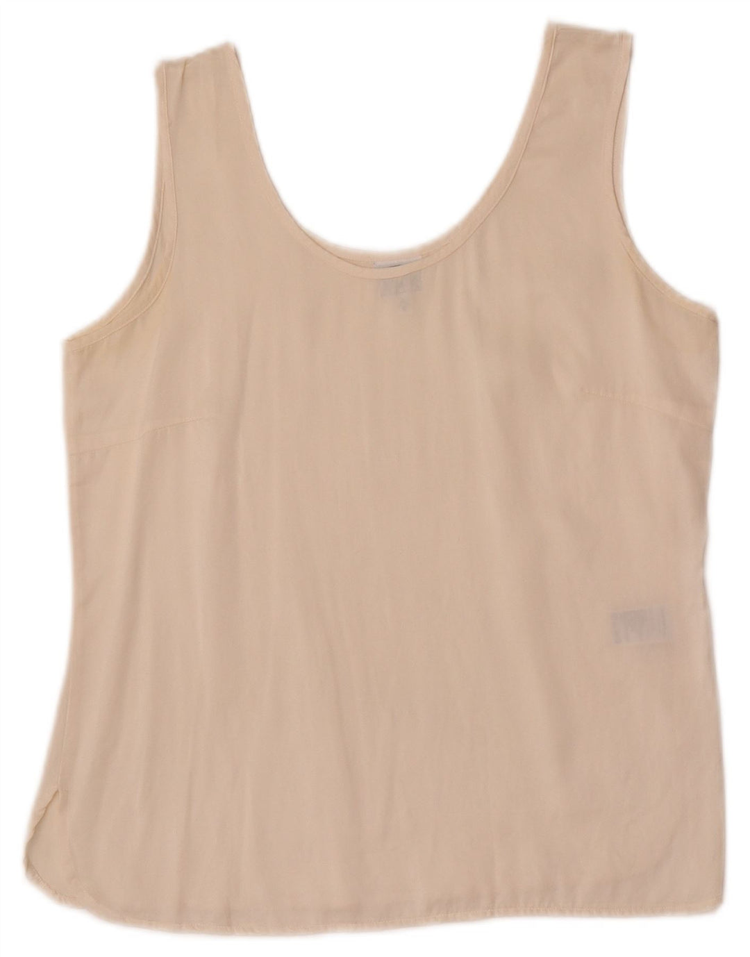 Silk og Soie Damevest Top UK 10 Small White Silk