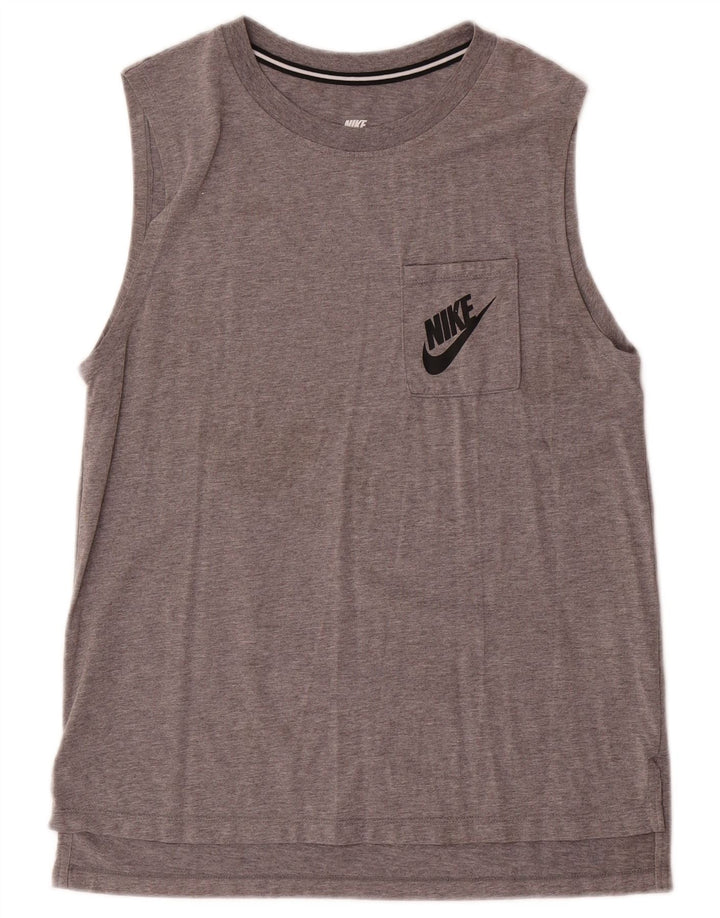 Nike Herrevest Top Small Grå Flecked Modal