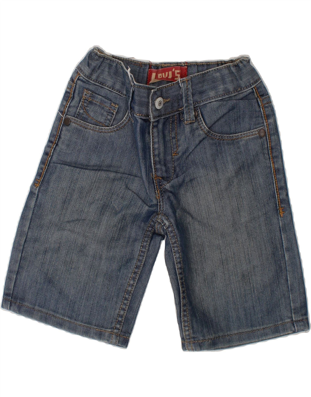 LEVI'S Boys Denim Shorts 3-4 Years W20  Blue Cotton Vintage Levi's and Second-Hand Levi's from Messina Hembry 
