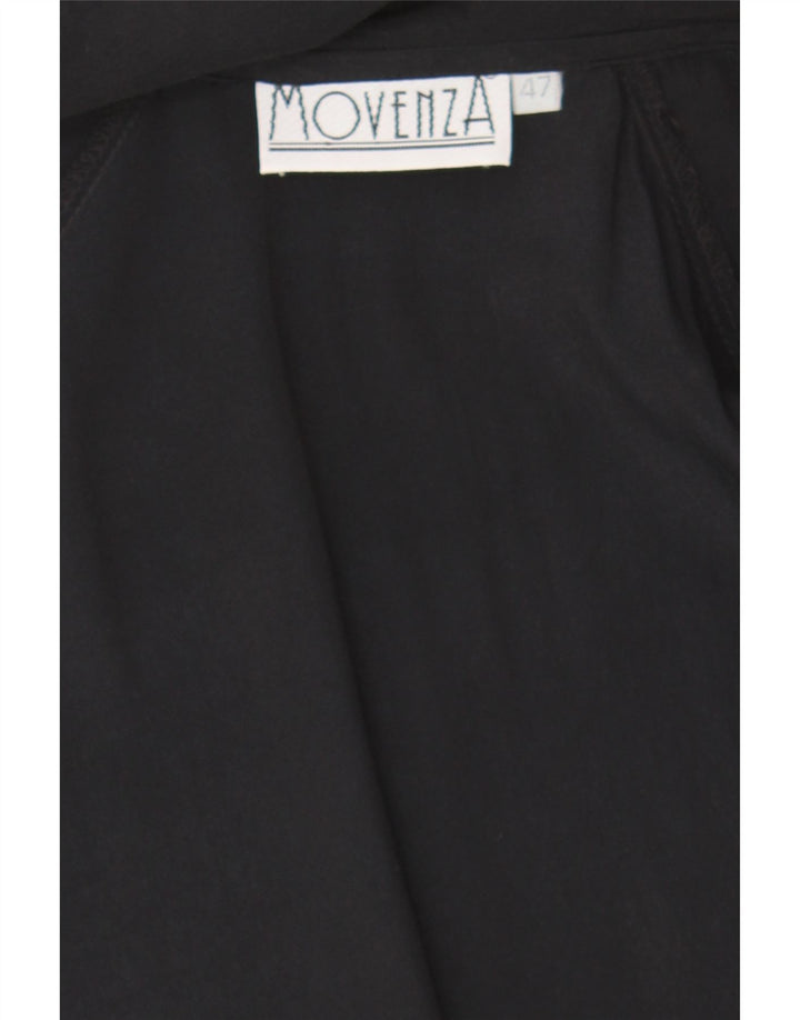 VINTAGE Womens Longline Oversized Blazer Jacket IT 47 Large Black Vintage Vintage and Second-Hand Vintage from Messina Hembry 