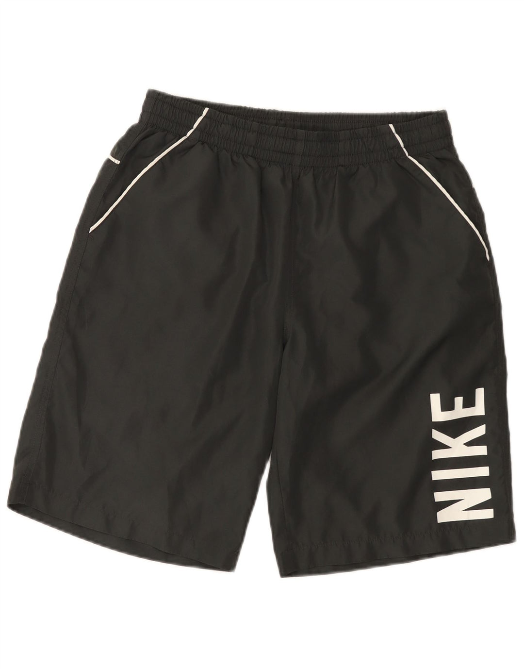 Nike grafiske sportsshorts til mænd, medium sort polyester