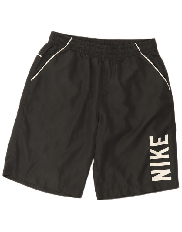 Nike grafiske sportsshorts til mænd, medium sort polyester