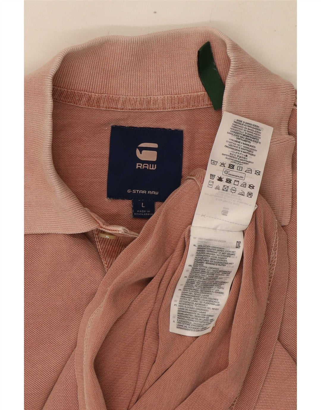 G-Star Poloshirt til mænd Stor Pink Bomuld