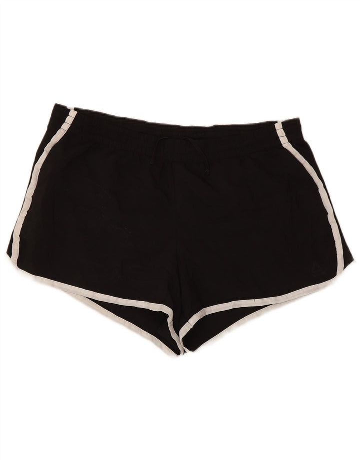 Reebok Womens Regular Sports Shorts Large Black Colourblock