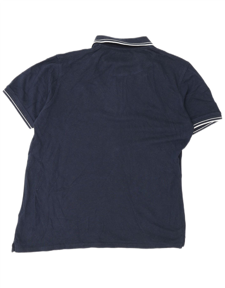 Lyle & Scott herre poloshirt XL marineblå bomuld