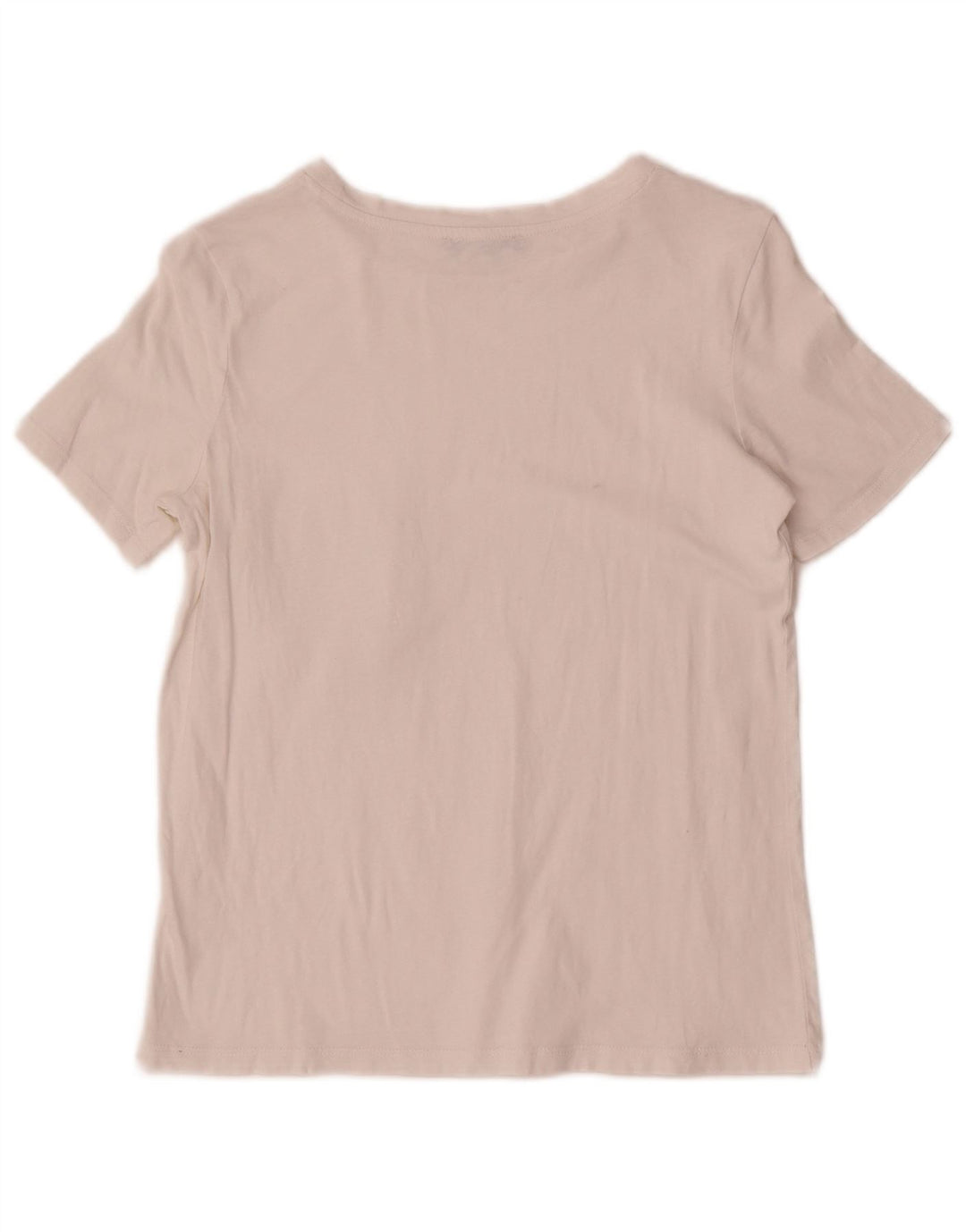 Zara Dame T-Shirt Top UK 10 Small White