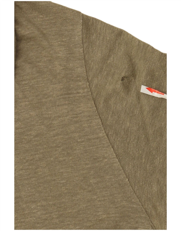 Ted Baker Herre Regular Polo Shirt Størrelse 4 Large Khaki Linen