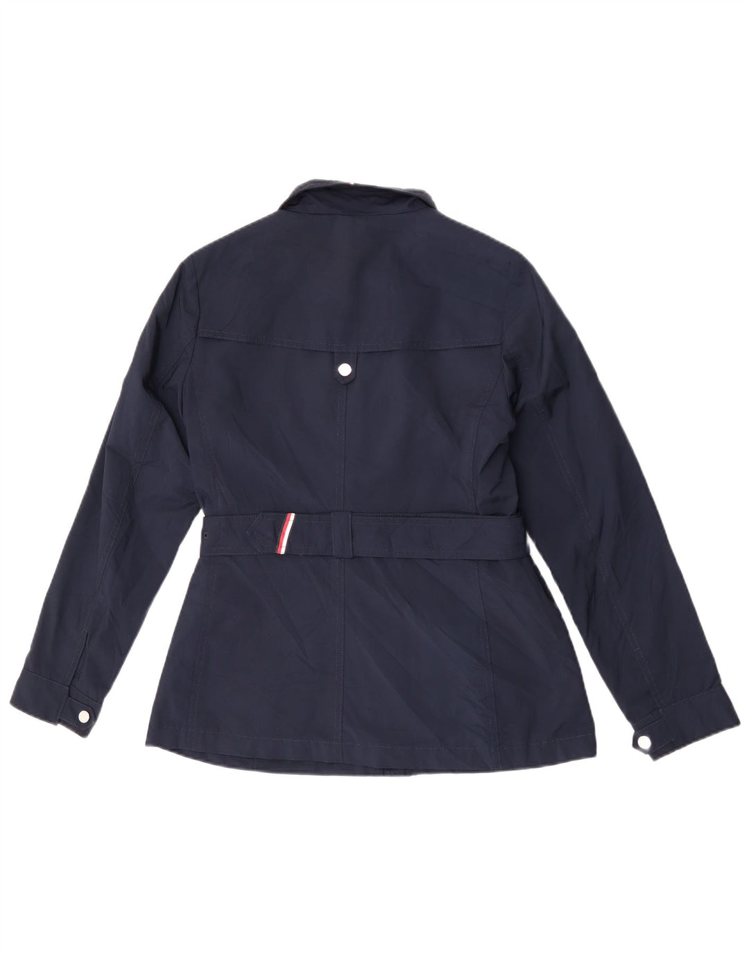 Tommy Hilfiger Kvinder Utility Jacket UK 10 Small Navy Blue Polyester