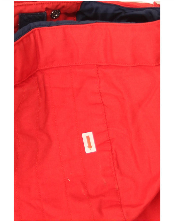 Tommy Hilfiger Herre hættepolstret jakke UK 40 Stor rød polyester