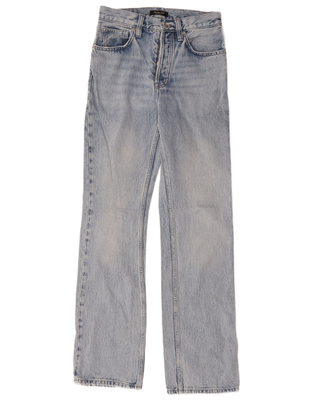 Massimo Dutti Dame Straight Jeans EU 34 2XS W24 L31 Blå