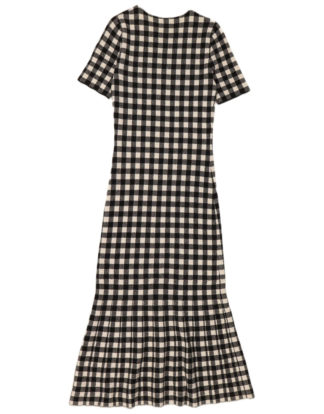 MASSIMO DUTTI Dame Maxikjole UK 4 XS sort ternet bomuld