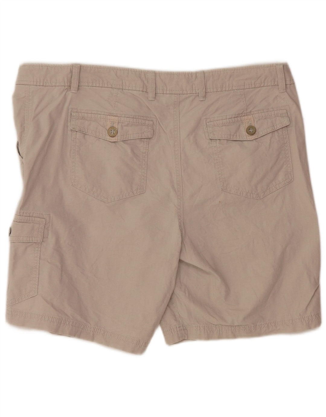 EDDIE BAUER Dame Cargo Shorts US 16 2XL W38 Grå Bomuld