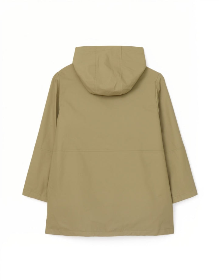 Zara Regnjakke med hætte til drenge 11-12 år Khaki Polyester