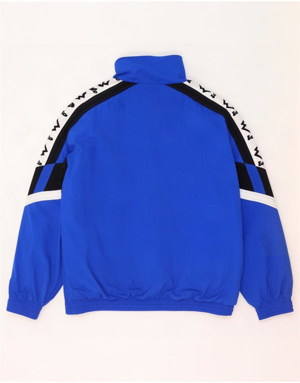 Lotto Herre grafisk træningsdragt Topjakke 2XL Blå Colourblock Nylon