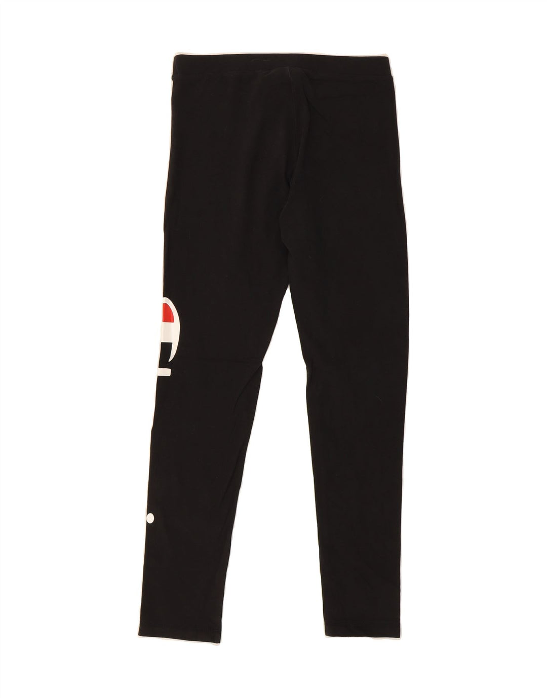 CHAMPION Womens Graphic Leggings UK 10 Small  Black Cotton Vintage Champion and Second-Hand Champion from Messina Hembry 