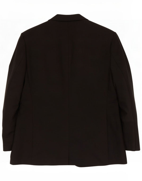 Marks & Spencer Herre 2-knaps blazerjakke UK 38 Medium Black Polyester