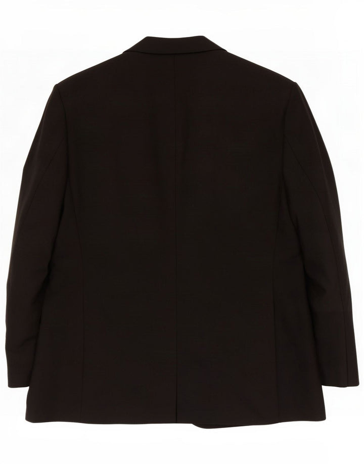Marks & Spencer Herre 2-knaps blazerjakke UK 38 Medium Black Polyester
