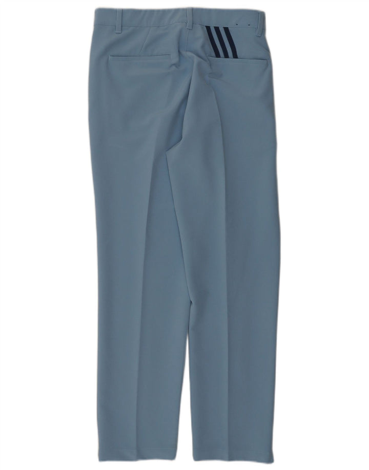 Adidas Straight Casual Bukser til mænd W34 L30 Blå Polyester
