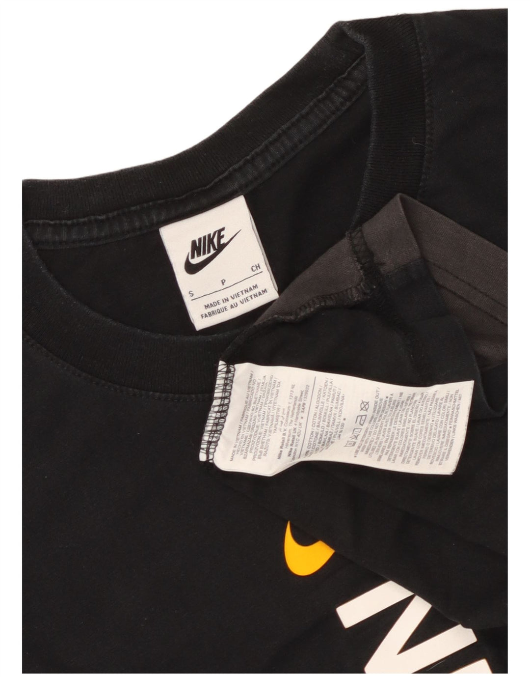 Nike Herre grafisk T-shirt Top Lille Sort Colourblock Bomuld
