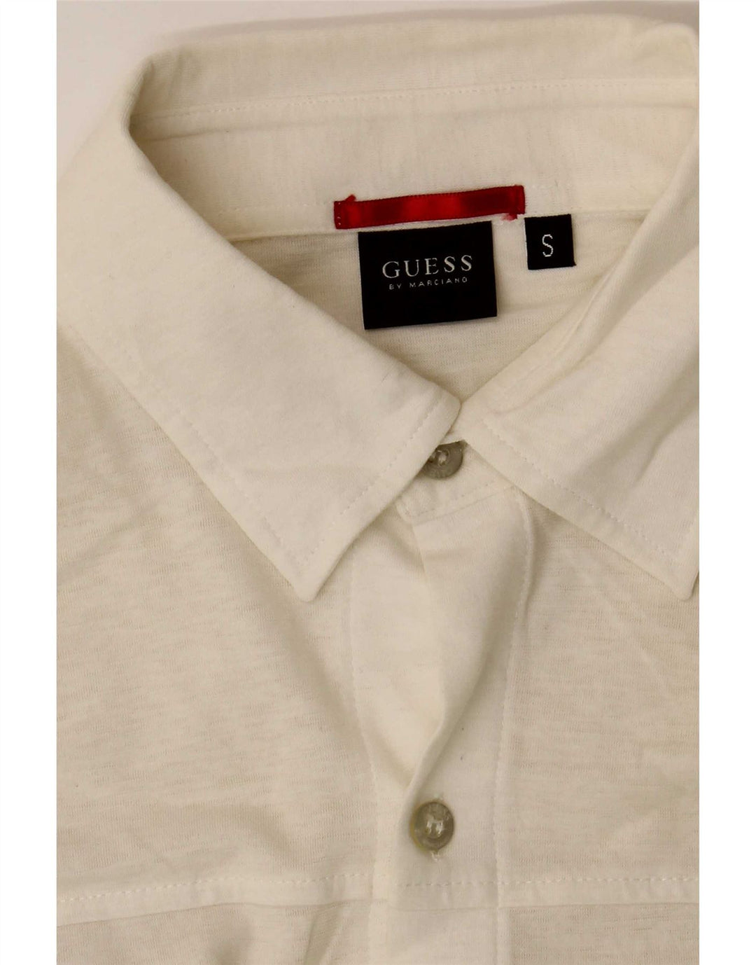 Guess Womens Shirt UK 10 Small White