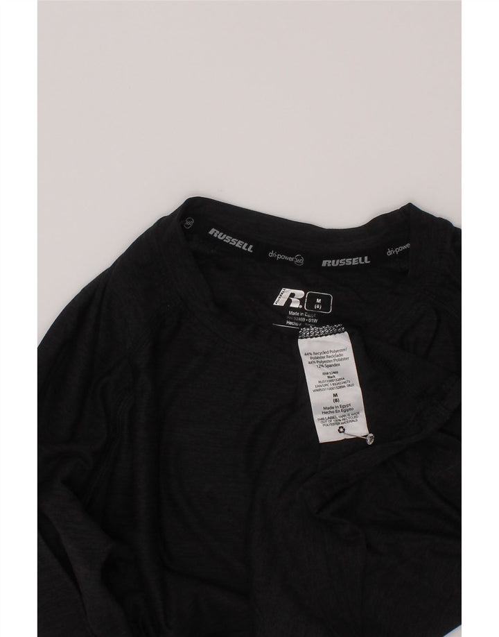 Russell Athletic Boys Dri-Power Top Langærmet 7-8 år Medium Sort