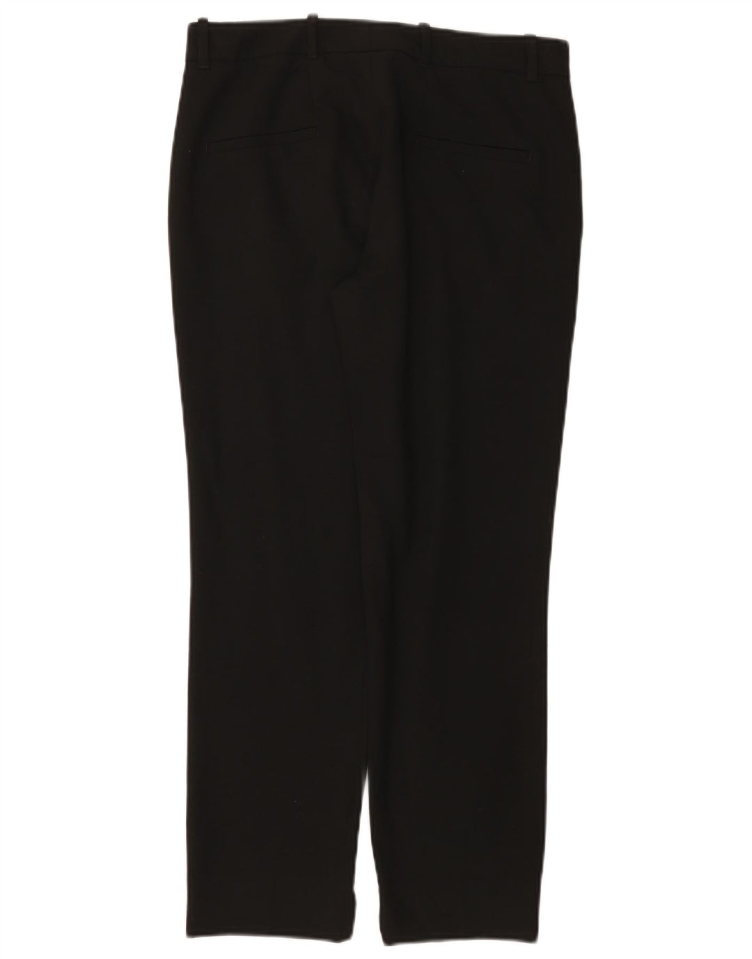 ZARA lige chinosbukser til kvinder Small W26 L26 sort polyester