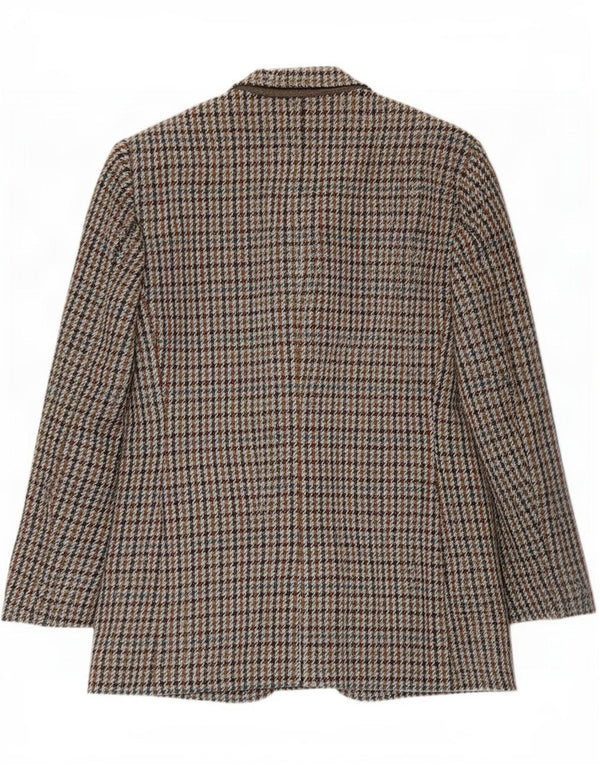 Dunn &Co Herre Harris Tweed Blazer Jacket UK 40 Stor Flerfarvet