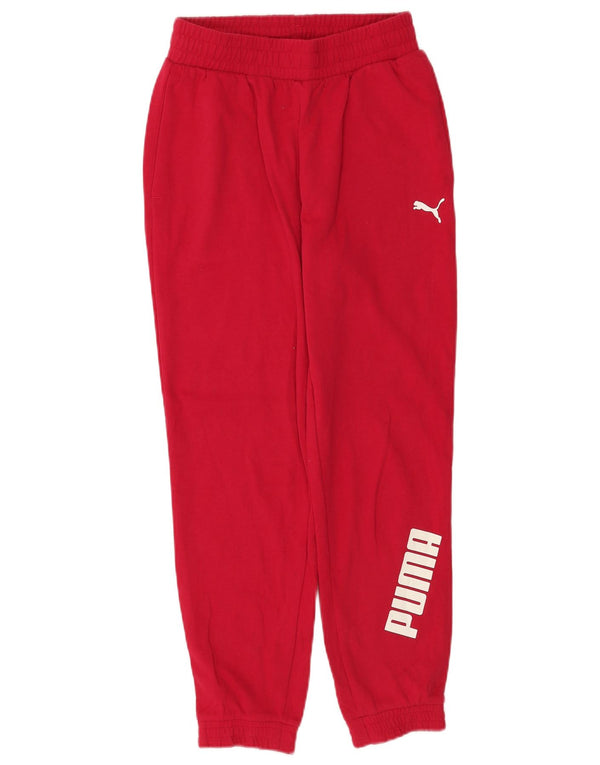 PUMA Grafisk træningsdragt bukser til kvinder Joggers UK 4 XS Pink Bomuld