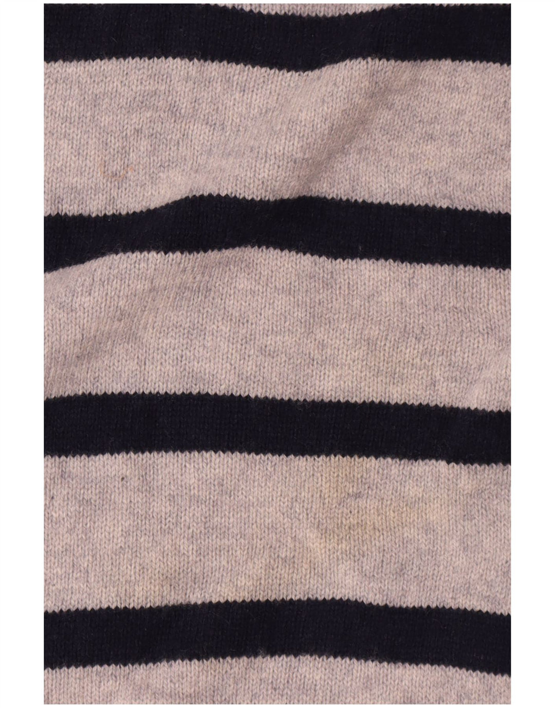 Marks & Spencer Dame sweater med rund hals DK 16 Stor grå stribet