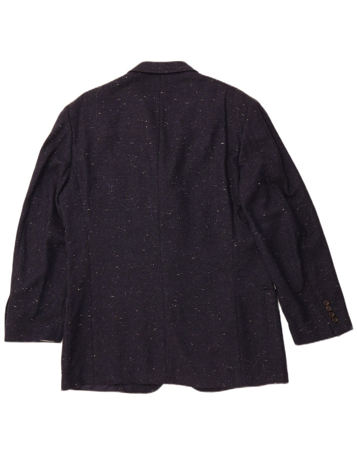 Corneliani Herre 3-knaps blazerjakke IT 50 Large Navy Blue Flecked Uld