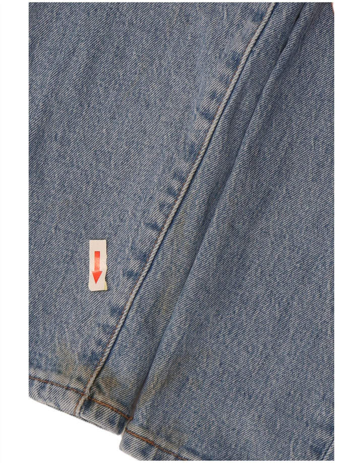 Levi's Dame 501 Straight Jeans W24 L28 Blå Bomuld