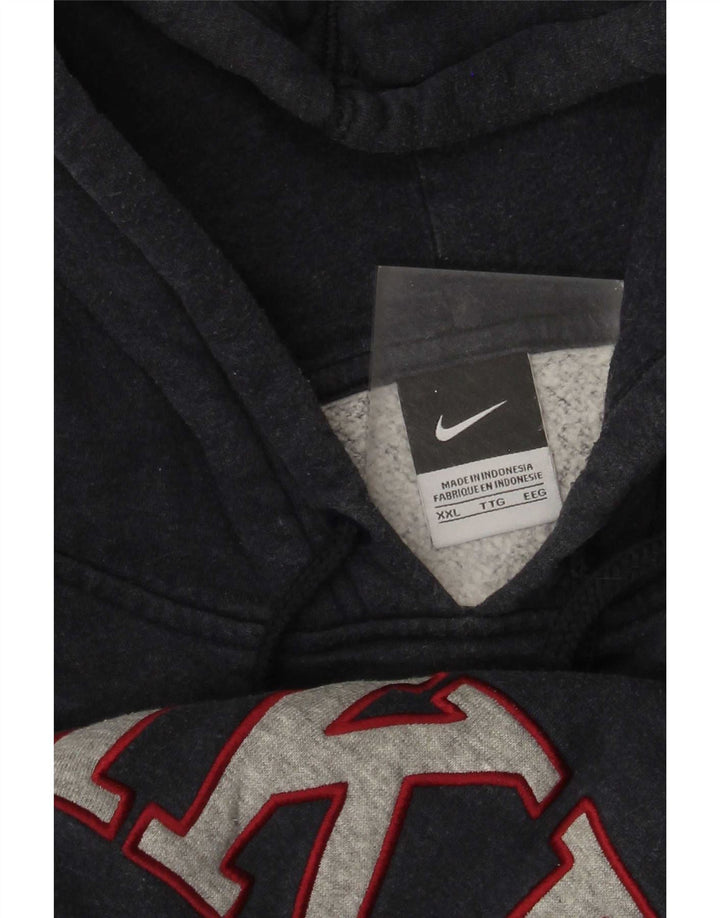 Nike grafisk hættetrøje til mænd 2XL marineblå