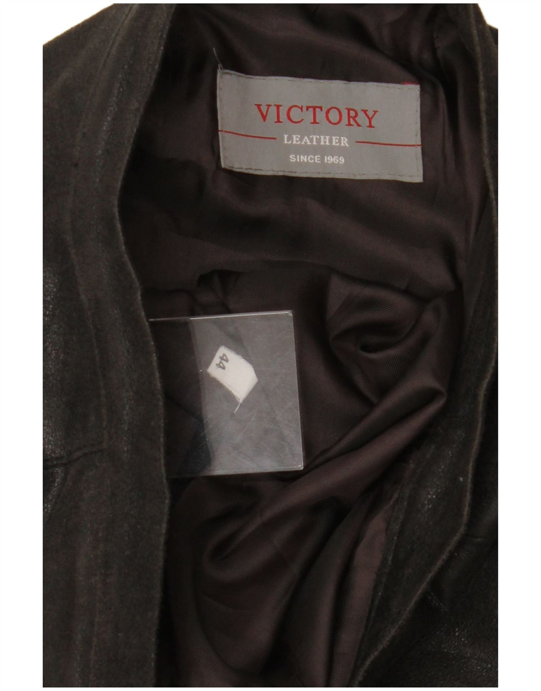 VICTORY Womens High Waist Leather Skirt IT 44 Medium W26  Black Leather