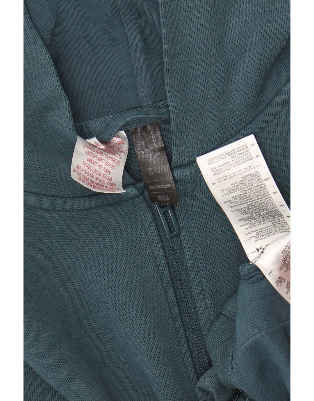 Hættetrøje med lynlås til drenge 9-10 år