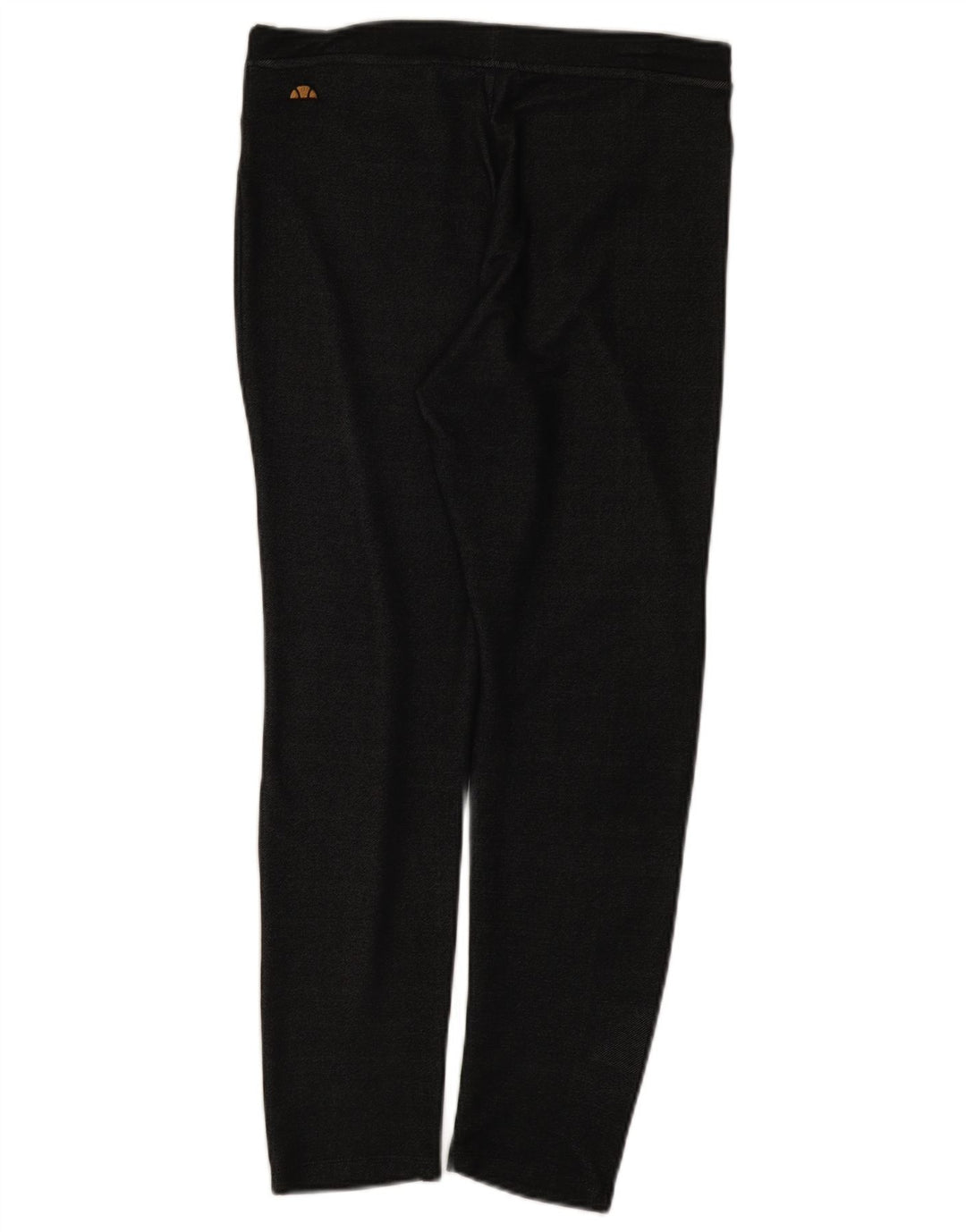 Ellesse Womens Leggings UK 12 Medium Black Rayon