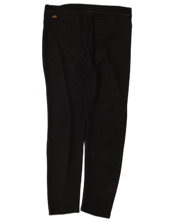 Ellesse Womens Leggings UK 12 Medium Black Rayon