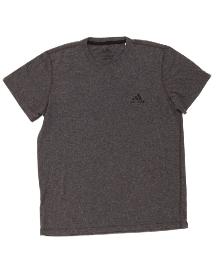 Adidas Herre T-Shirt Top Stor Grå Flecked