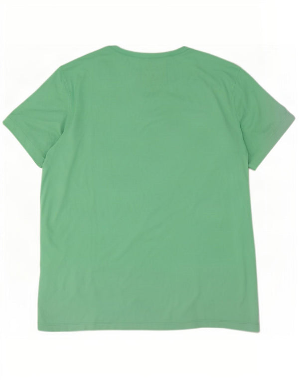 Jack Wolfskin Dame T-Shirt Top UK 20 2XL Grøn