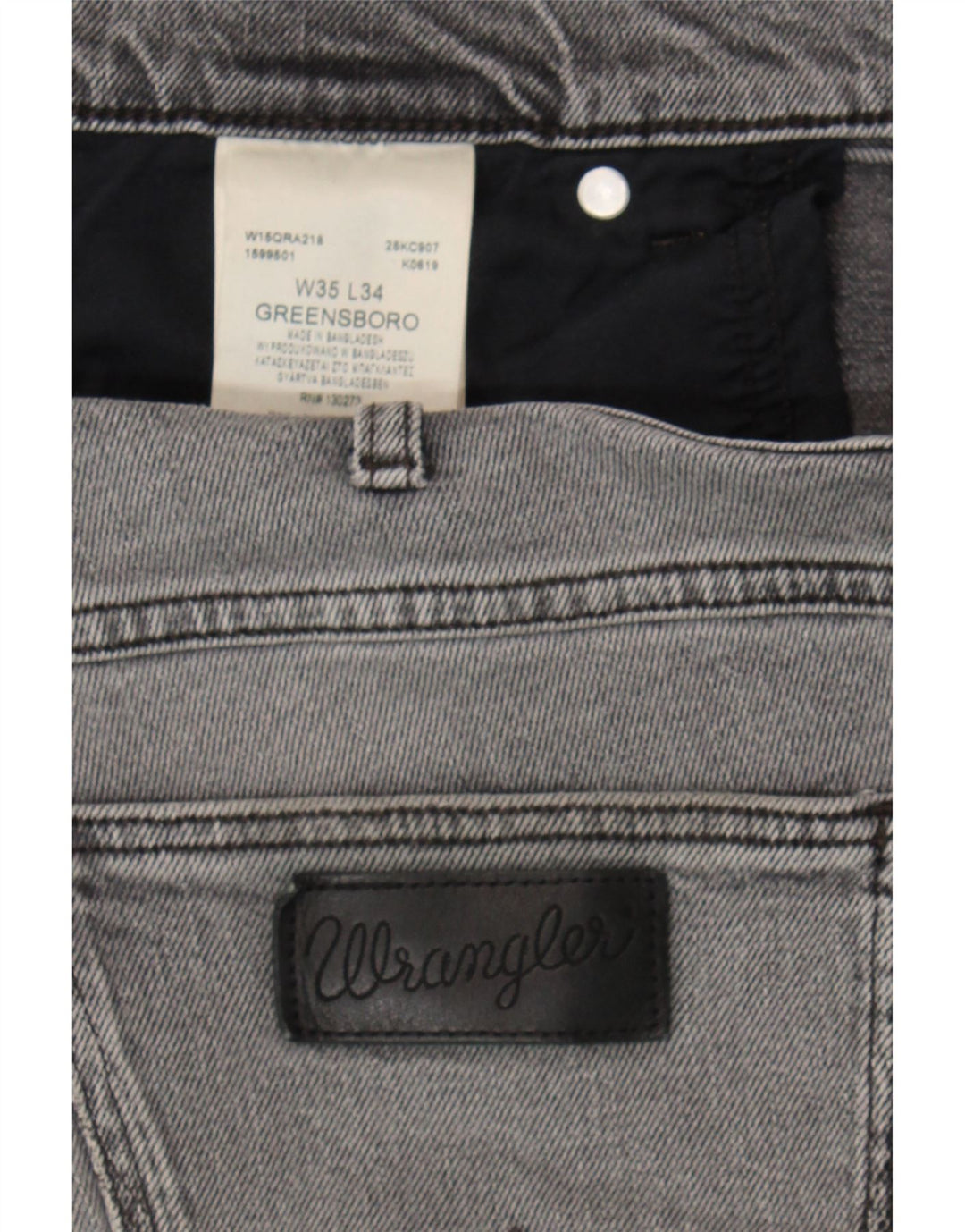 LEVI'S Mens Greensboro Straight Jeans W35  L29 Grey Cotton Vintage Levi's and Second-Hand Levi's from Messina Hembry 