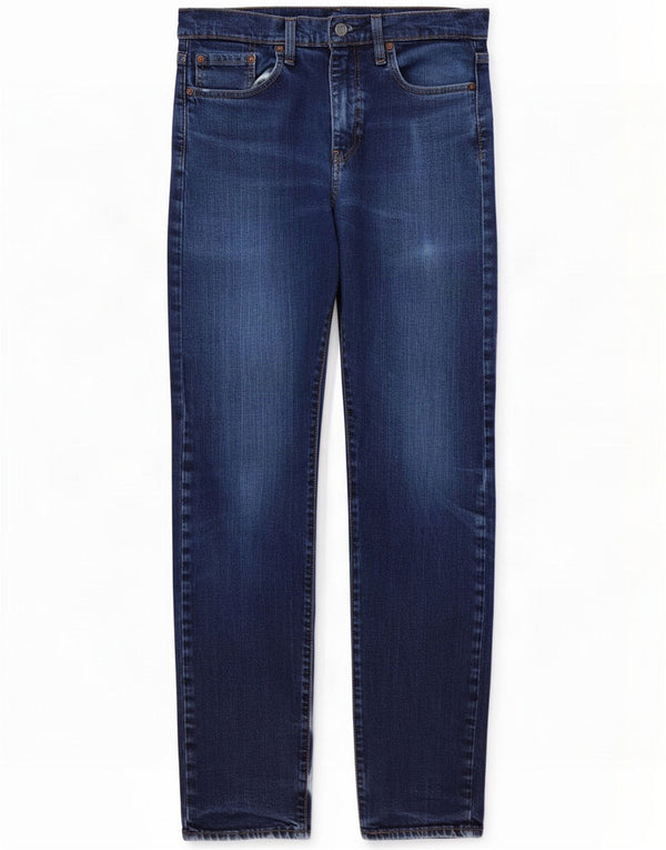Levi's Herre 502 tilspidsede jeans W32 L31 Navy Blue Cotton