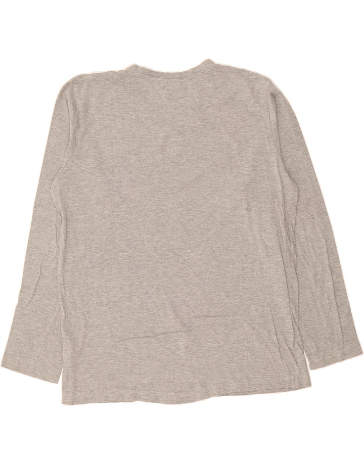 KAPPA Mens Top Long Sleeve XL Grey Cotton Vintage Kappa and Second-Hand Kappa from Messina Hembry 