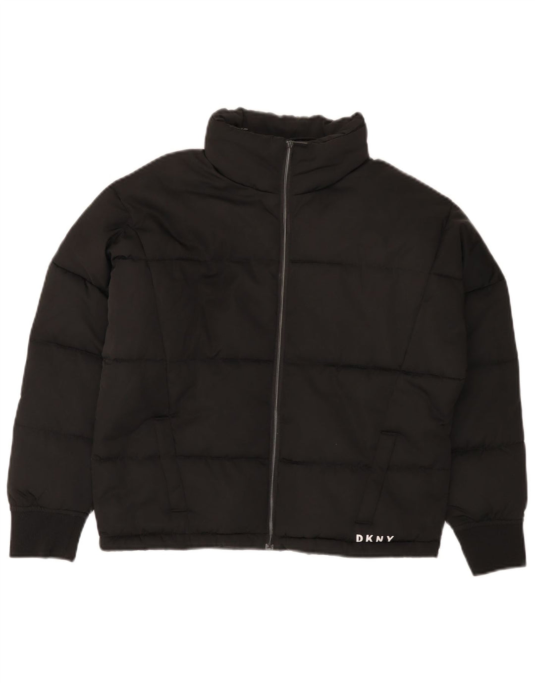 DKNY Pige Polstret Jakke 11-12 År XS Sort Polyester