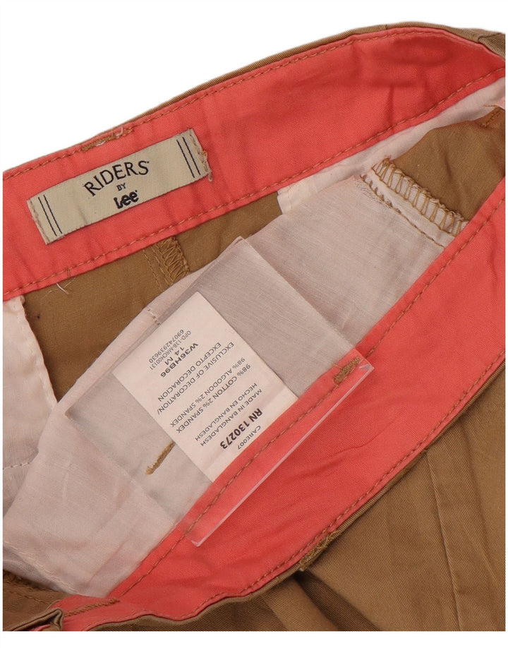 Lee Dame Bootcut Chino Bukser US 14 XL W36 L31 Brun Bomuld