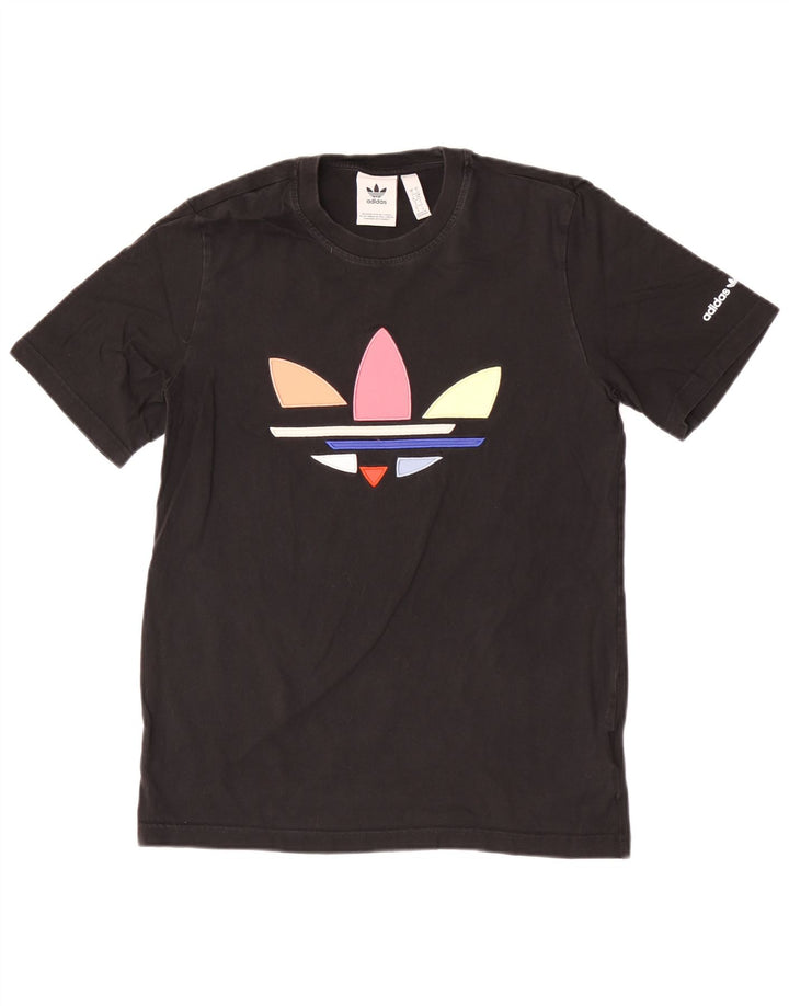 Adidas Herre grafisk T-shirt top lille sort bomuld